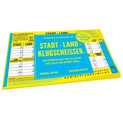 Stadt, Land, Klugscheisser - Spielblock, ORIGINAL Edition