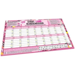 Stadt, Land, Klugscheisser - Spielblock, WEIBERABEND Edition