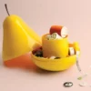 Stiftehalter, Snackschale,... - Pear Pod Container, Birne grün