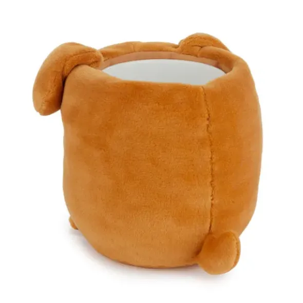 Stifteköcher Plüsch Hund, braun