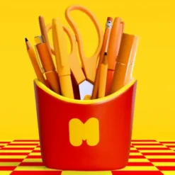 Stifteköcher Pommesbox aus Keramik