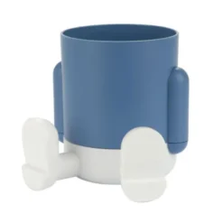 Stifteköcher sitzender Körper - Mr. Sitty blau