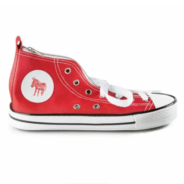 Stiftemäppchen DOODLE Sneakerschuh, rot