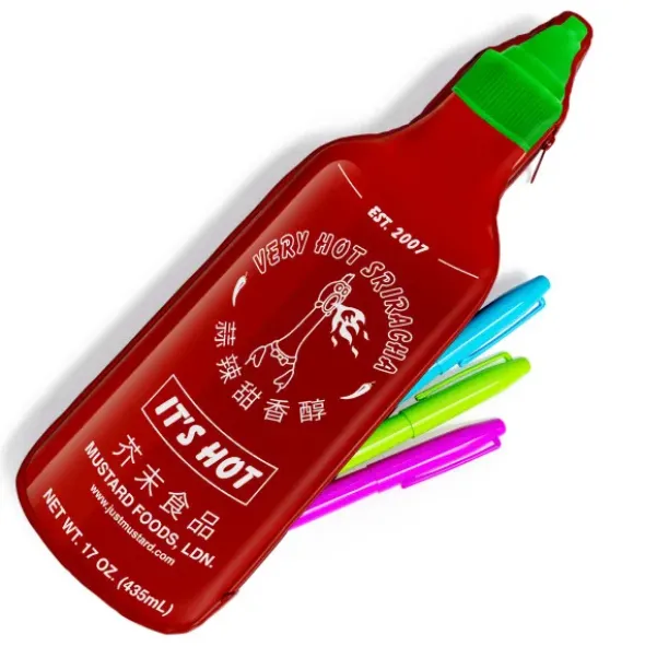 Stiftemäppchen Hot - Sriracha Soßenflasche