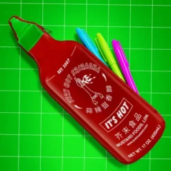 Stiftemäppchen Hot - Sriracha Soßenflasche