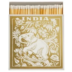 Streichhölzer Elefant gold lang - Luxury Matches Square