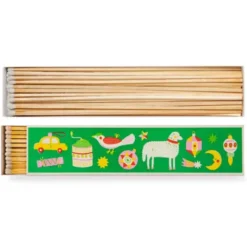 Streichhölzer Weihnachtsmotiv extra lang - XL Zündhölzer 28 cm