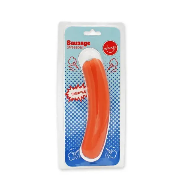Stressball Sausage - Anti Stress Wurst zum Ausquetschen