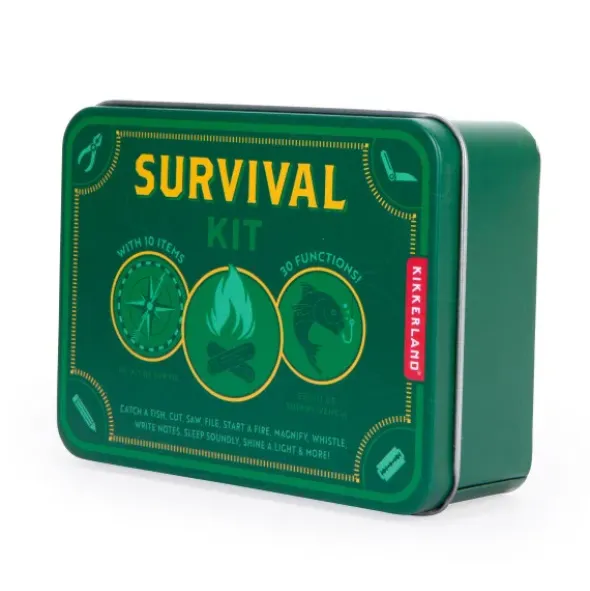 Survival Kit - Überlebenskit Dose 10 Artikeln & 30 Funktionen
