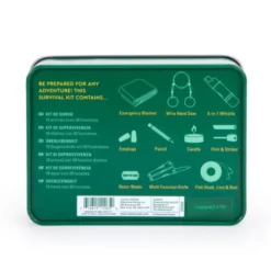 Survival Kit - Überlebenskit Dose 10 Artikeln & 30 Funktionen