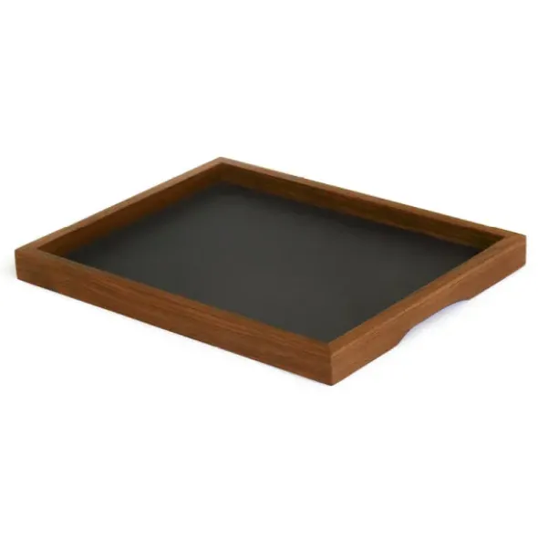 Tablett BASIC S - Serviertablett Nussbaumholz 35,5 x 28 cm