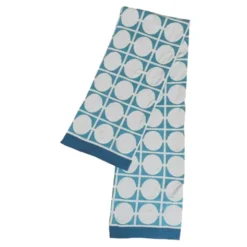 Tagesdecke DON petrol blau - Baumwolldecke 170 x 130 cm