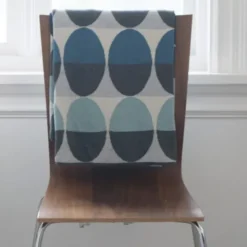 Tagesdecke OLIVIA Baumwolle 170 x 130 cm - dunkelblau
