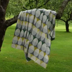 Tagesdecke OLIVIA Baumwolle 170 x 130 cm - grün