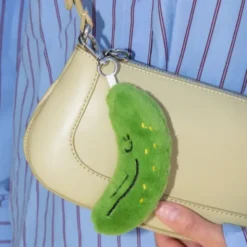 Taschenanhänger Gurke – Anhänger für Rucksack, Schulranzen & Taschen