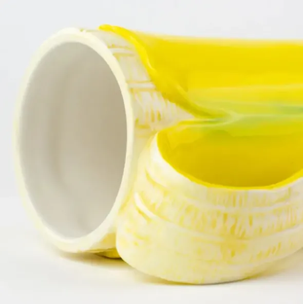 Tasse Banane - Keramik gelb