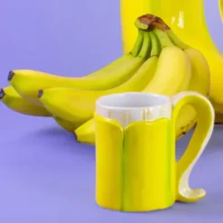 Tasse Banane - Keramik gelb