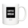 Tasse Coffee Break, personalisiert