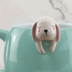 Tasse Hase / Kaffeebecher RABBIT MUG mit aufgesetztem 3D Hasen