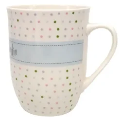 Tasse 0,5 l 100% beste Freundin - bunt gepunktet