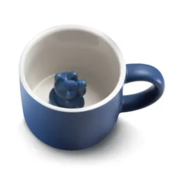 Tasse LUCKY MUG - Glückskatze dunkelblau