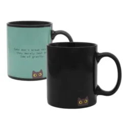 Tasse mit Katzen Wechselmotiv - Naughty Cat - Wärmeeffekt