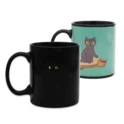 Tasse mit Katzen Wechselmotiv - Naughty Cat - Wärmeeffekt
