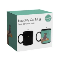 Tasse mit Katzen Wechselmotiv - Naughty Cat - Wärmeeffekt