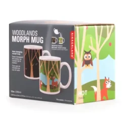 Tasse mit Waldtiere Wechselmotiv - Morph Mug WOODLANDS - Wärmeeffekt