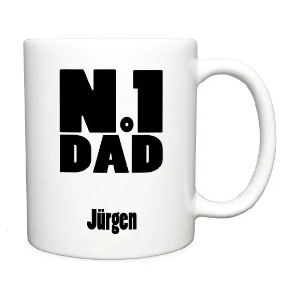Tasse NO.1 DAD, personalisiert