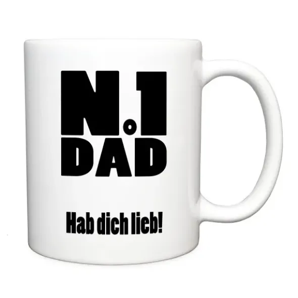 Tasse NO.1 DAD, personalisiert