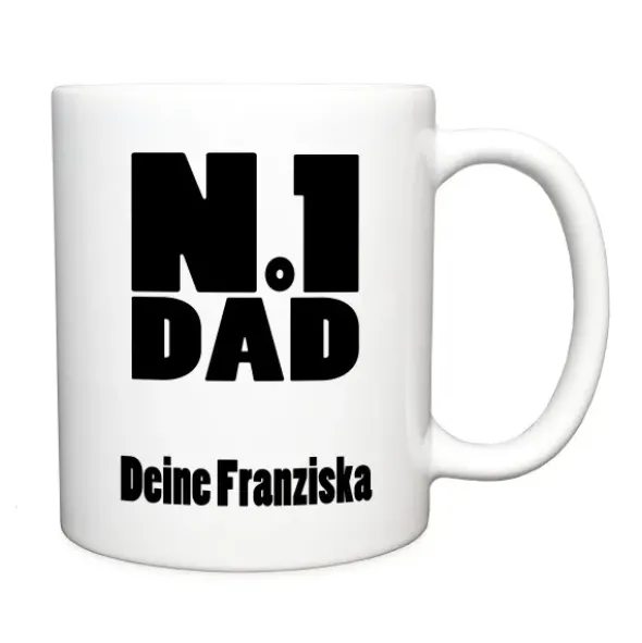 Tasse NO.1 DAD, personalisiert
