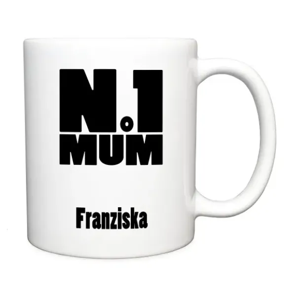 Tasse NO.1 MUM, personalisiert