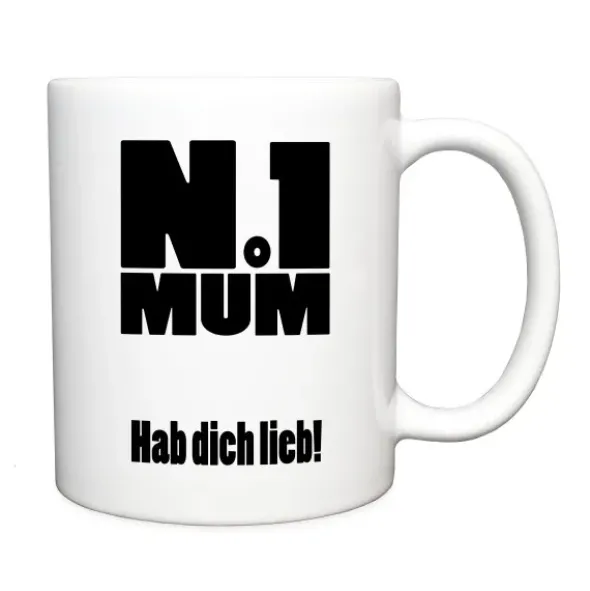 Tasse NO.1 MUM, personalisiert