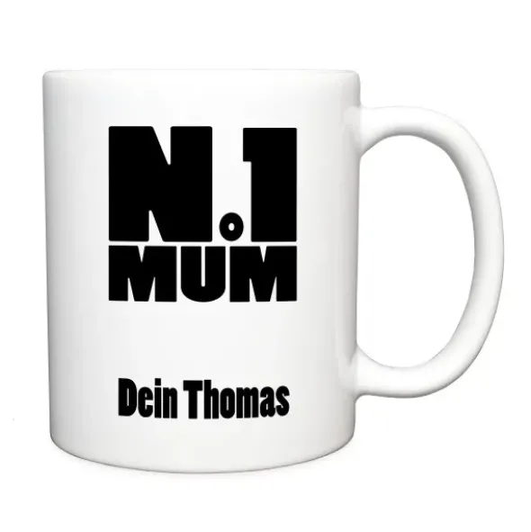Tasse NO.1 MUM, personalisiert
