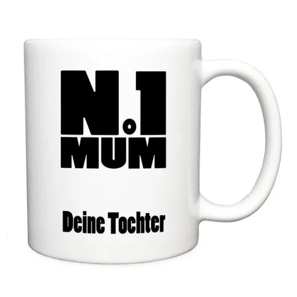 Tasse NO.1 MUM, personalisiert