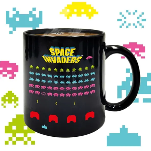 Tasse Space Invaders - Wechselmotiv Morph Mug - Wärmeeffekt