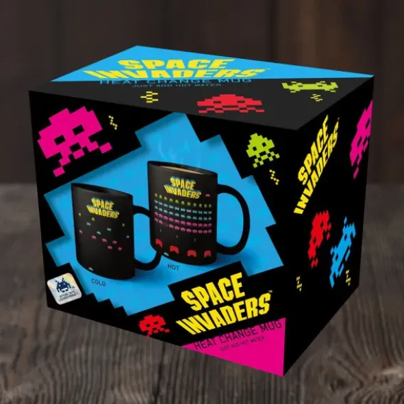 Tasse Space Invaders - Wechselmotiv Morph Mug - Wärmeeffekt