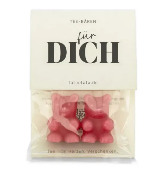 Tee Bärchen 2er-Set FÜR DICH - Holunder Rhabarber