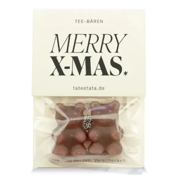 Tee Bärchen 2er-Set MERRY XMAS - Fichte Granatapfel