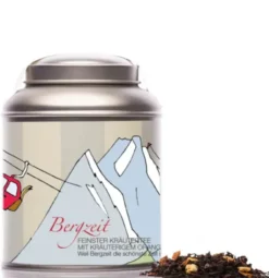 Teedose mit Tee - Bergzeit