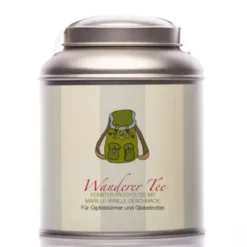 Teedose mit Tee - Wanderer