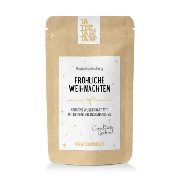 Tee Geschenktüte - Fröhliche Weihnachten - Rooibostee