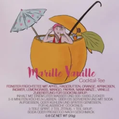 Tee im Umschlag - Cocktail-Tee, Marille Vanille