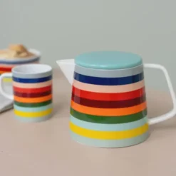 Teekanne mit Teesieb LORENZO 1,2 L, Porzellan bunt