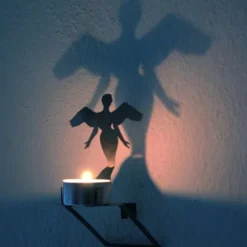 Teelichthalter Wandschatten Engel