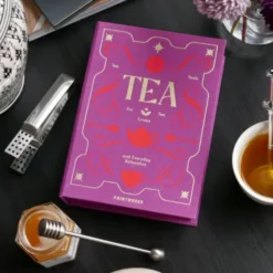 Tee Set im Aufbewahrungsbuch 3-teilig – Teezange, Tee-Ei & Honiglöffel