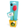Teesieb TULIP, Blume Tee-Ei Tulpe rot