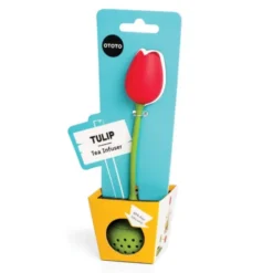 Teesieb TULIP, Blume Tee-Ei Tulpe rot