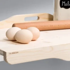 Teigrolle Buchenholz 32 cm